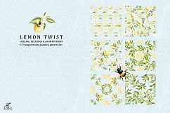 Lemon Twist Graphic Illustrations and patterns Product Image 6