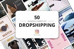 50 Instagram Dropshipping Graphics Product Image 1