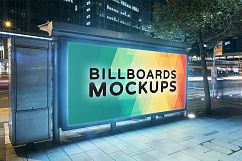 Billborad Mockups at Night Vol.2 Product Image 2
