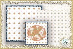 18 Digital Papers - Camping Party Clip art design , Glamping at summer nights clipart : JPEG files 12X12 INCH each Product Image 5