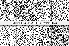 Memphis seamless patterns - 80-90s. Product Image 1