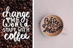 MORE COFFE | Lettering illustration Product Image 5