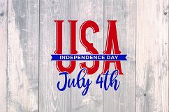 4th of July - America - SVG Cut Files - Vinyl Cutters, Screen Printing, Silhouette, Die Cut Machines, &amp; More Product Image 3