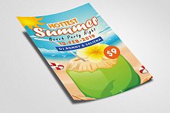 Summer Beach Party Flyer Product Image 2