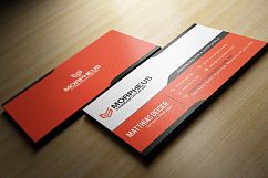 Orange Business Card Product Image 1