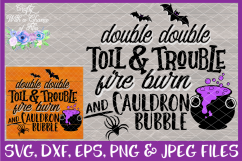 Halloween SVG Witch Design SVG for Cricut &amp; Silhouette Product Image 1