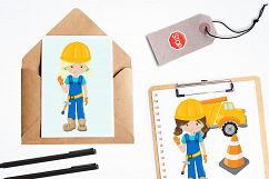 Construction Kids graphics and illustrations Product Image 4