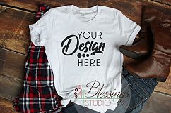 Fall Bella Canvas Mockup Bundle T Shirt Flat Lay 5 Images Product Image 5