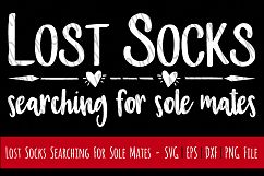 Lost Socks Searching for Sole Mates | SVG | PNG | Cut Print Product Image 1