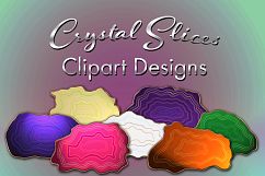 Crystal Slices Clipart Designs Product Image 1