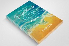 Baptism Sunday Church Flyer Template Product Image 2