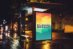 Billborad Mockups at Night Vol.3 Product Image 5