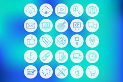 SEO Line Art Icons Product Image 2