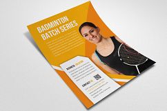 Badminton Training Class Sports Flyer Product Image 3