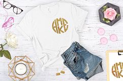 4 Letter Round Monogram Kit Product Image 7