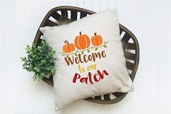 Welcome to our Patch SVG - Fall SVG Cut File - DXF EPS PNG Product Image 4