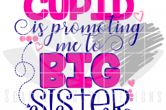 Cupid is Promoting me to Big Sister SVG Product Image 2