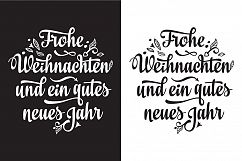 Christmas template. Neues Jahr, Frohe Weihnacht, Novij God, Buon Natale, Vesele Vanose, Feliz Navidad, Joyeux Noel. Christmas lettering. Product Image 5