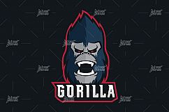 Gorilla Esports Mascot Logo Design Product Image 2
