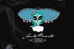 HALLOWEEN AND SANTA MUERTE GRAPHICS Product Image 2