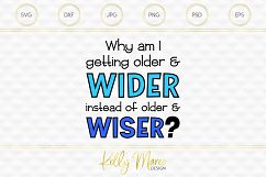 Older and Wider SVG File Product Image 1