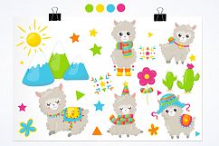 Alpaca party graphics and illustrations Product Image 2