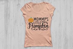 Mommys little pumpkin svg, Halloween svg, Pumpkin svg. Product Image 3