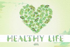 Watercolor Olive Branch Product Image 11