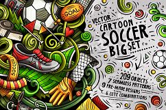 Soccer Cartoon Doodle Big Pack Product Image 1
