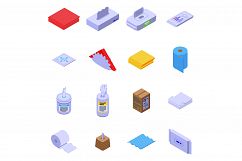 Tissue icon, isometric style Product Image 1