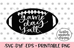 Game Day Y&#039;all Football Fall SVG DXF Product Image 1