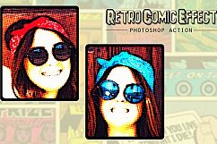 Retro Comic Photoshop Action Product Image 2