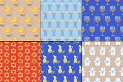 Watercolor Hanukkah Digital Paper Product Image 2