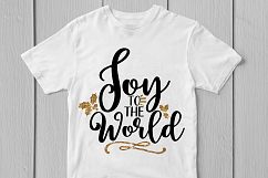 Joy To The World - Christmas SVG EPS DXF PNG Cutting Files Product Image 3