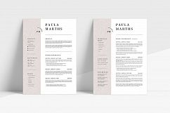 FLORAL Resume/CV + Cover Letter + Title Product Image 4