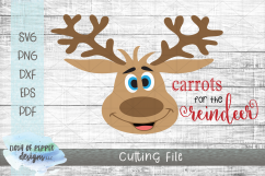 Carrots for the Reindeer SVG - A Christmas SVG Product Image 1