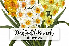 Florals - Vintage Daffodil Bunch Product Image 1