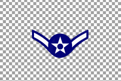 US Air Force enlisted rank insignia collection, US AF vector Product Image 17