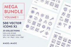 Line Icons - Mega Bundle Vol 1-4 (25% off) Product Image 14