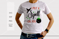 I put a spell on you Halloween SVG File Product Image 1