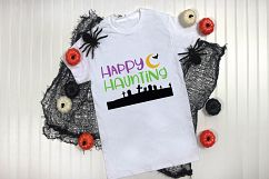 Happy Haunting SVG Cut File - Halloween SVG EPS DXF PNG JPG Product Image 7