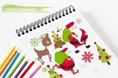 Santa Rudolf graphics and illustrations Product Image 3