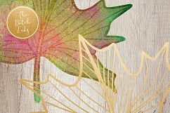Autumn &amp; Fall Leaves Clipart Set Product Image 5