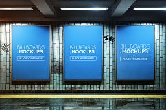 Subway Billboards Mockups Vol.3 Product Image 13