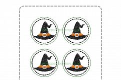 Witch Hat ITH Halloween Feltie Embroidery Design Product Image 6