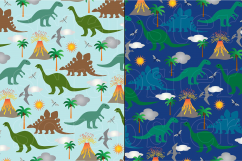 Dinosaur Patterns and Borders Product Image 3