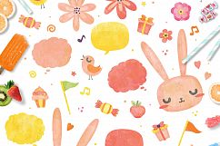 Think Happy Thoughts - Cute Bunny Set Product Image 2