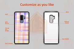 Samsung Galaxy S9 plus2D Case Design Mockup Back View Product Image 2