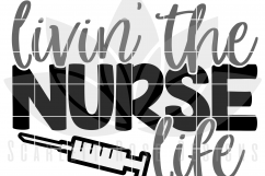 Livin The Nurse Life SVG Product Image 3