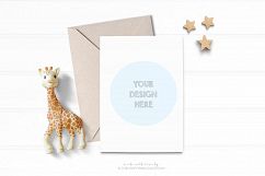 Card Mockup | Invitation Mockup | kids mockup Product Image 1